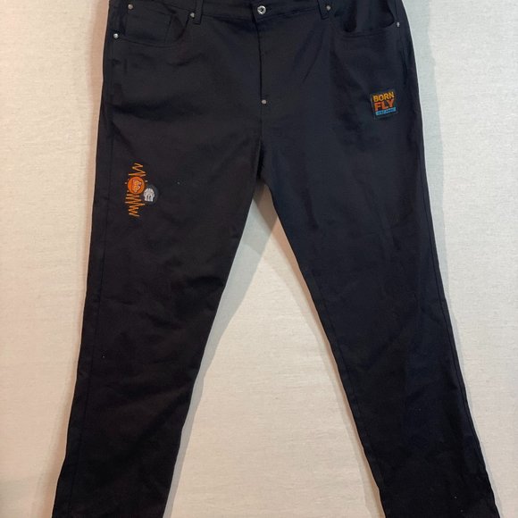 Born Fly Anytown U.S.A Black Jeans Men’s Size 44/34 New Without Tags